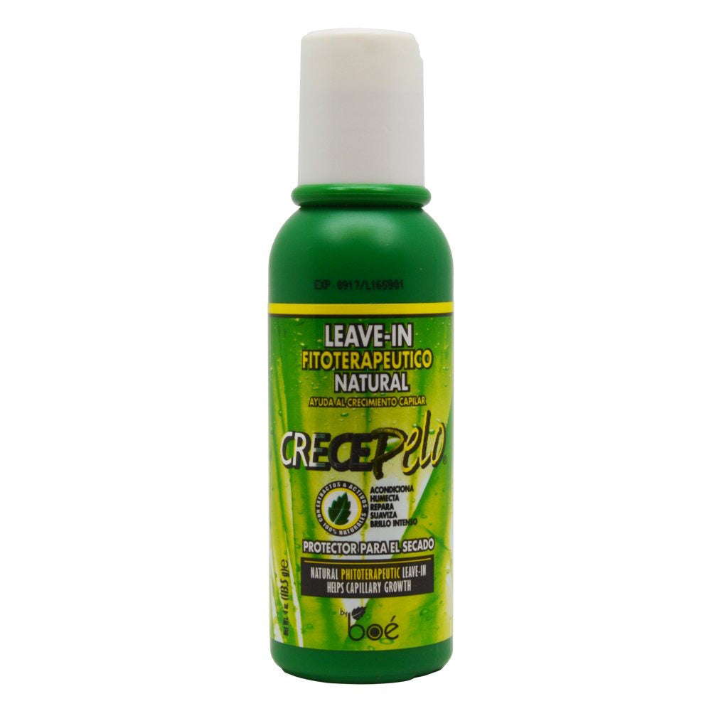 Boe Cosmetics Crece Pelo Natural Hair Leave In Strengthening Conditioning 4Oz (113g)